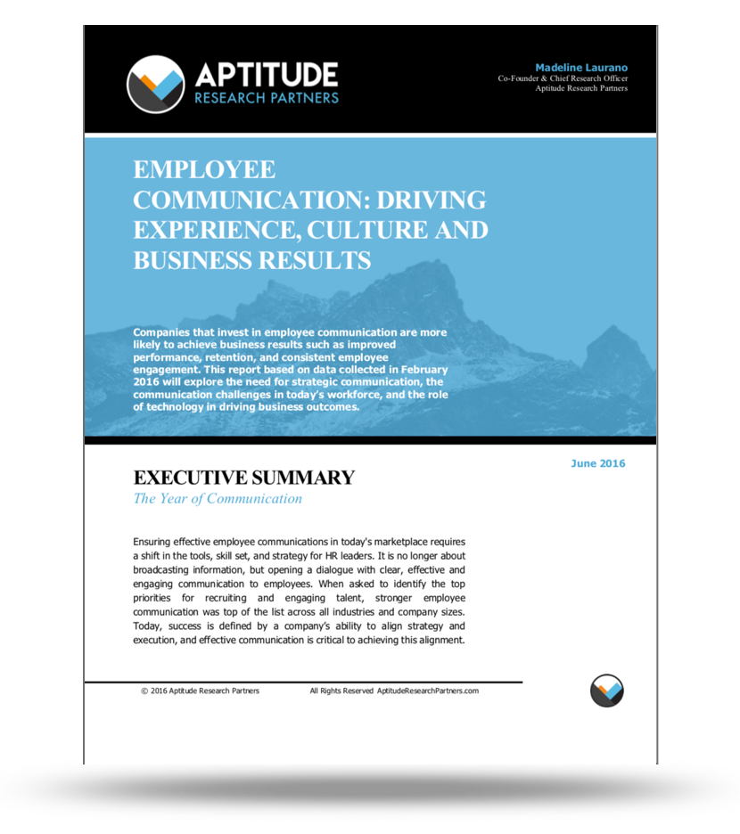 Employee Communication: Driving Experience, Culture and Business Results